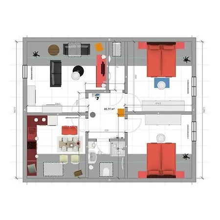 One-bedroom Großheide