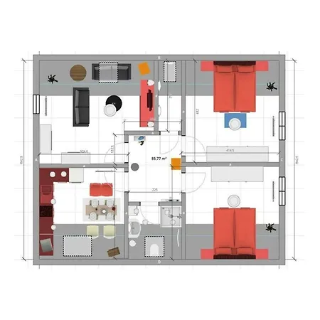 One-bedroom Prázdninový dům Großheide